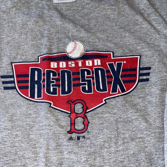 Adidas Boston Red Sox‎ Long Sleeve Baseball Graphic Tee Shirt XL - Picture 1 of 6